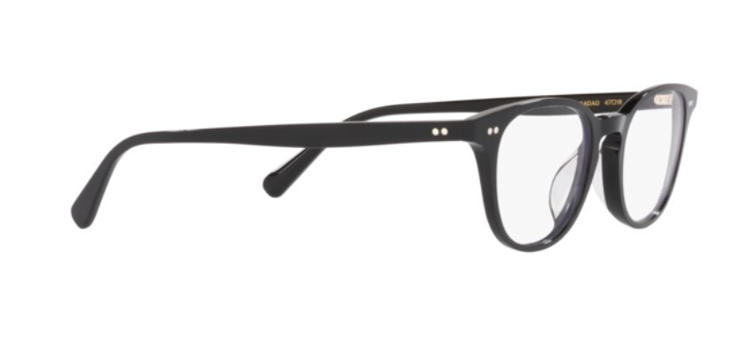 Pre-owned Oliver Peoples 0ov5481u Sadao 1731 Black Pillow Unisex Eyeglasses In Clear