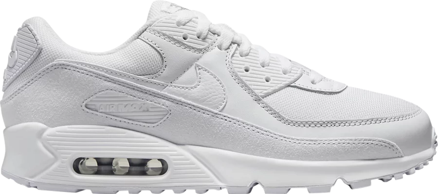 Мужские кроссовки Nike Air Max 90 Premium White Metallic Silver FJ4003-100 10