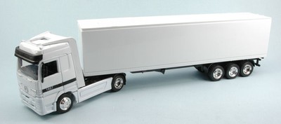Mercedes Container White Camion Truck 1:43 Model 15113HSS RAY