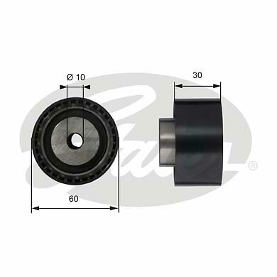 GATES UMLENKROLLE FÜHRUNGSROLLE ZAHNRIEMEN T42070 G FÜR PEUGEOT EXPERT,BOXER