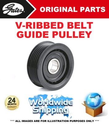 1x FANBELT GUIDE PULLEY for VW SCIROCCO Van 1.4 TSi 2008-2014