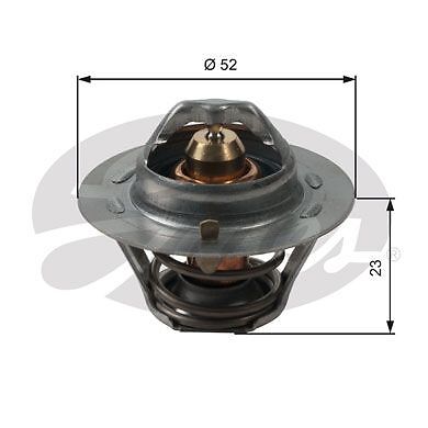 Gates Thermostat for Daihatsu Charmant 2T 1.6 December 1981 to December 1984