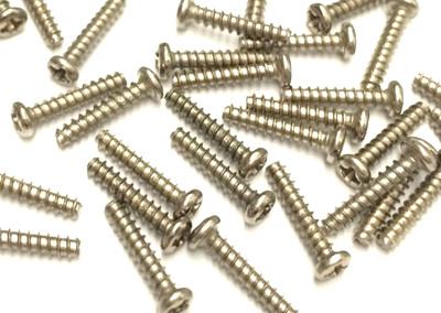 50pcs Micro Screw Tiny Popular M 1.7mm x 11mm Round Head for Hobby RC Toy Parts