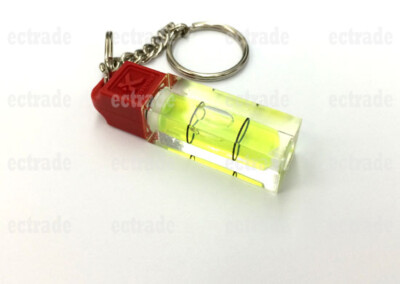 Kapro 40mm spirit level accurate solid acrylic vials magnetic base w/ Key Chain