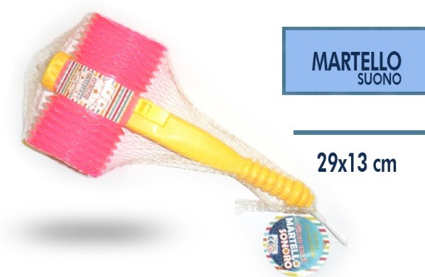 Martello Sonoro Plastica Suoni Gioco Giocattolo Bambini dfh