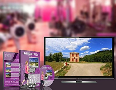 Lavender Fields France Virtual Walk Treadmill or Elliptical Workout - The Amb...