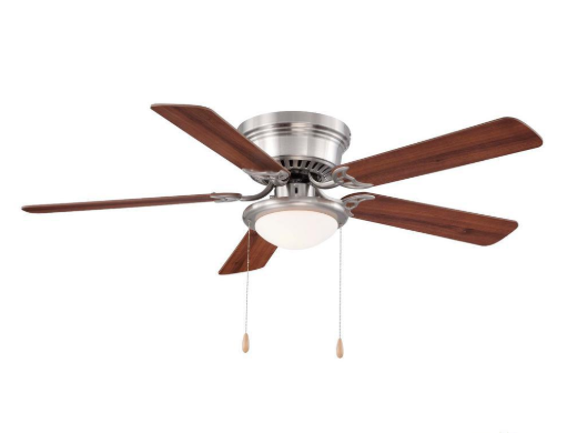 Hampton Bay Southwind Ceiling Fan 52 In Led Indoor Brushed Nickel W Light Kit