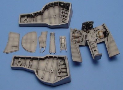 AIRES HOBBY 1/48 HAWKER HUNTER WHEEL BAY FOR ACY 4087