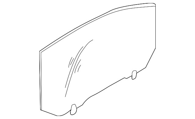 Genuine Hyundai Movable Glass 83420-2D011