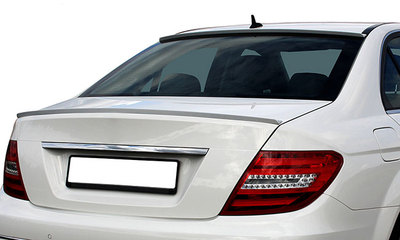 Mercedes Benz C Class W204 Rear Euro Trunk Boot Spoiler Lip Wing Sport Trim AMG
