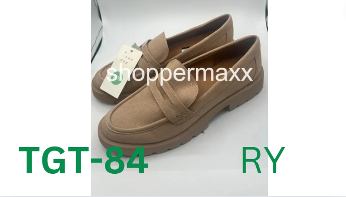 Women's Archie Loafer Flats - A New Day, Color-Taupe, Size- 8.5
