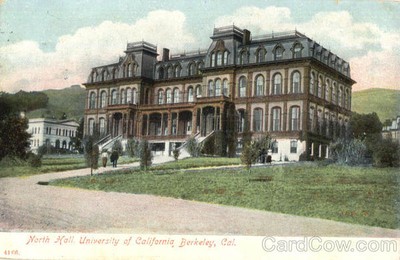 Berkeley,CA North Hall Alameda County California Paul C. Koeber Co. Postcard