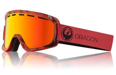 NEW Dragon DX Future Yellow Red Ion Mirror Mens Ski Snowboard Goggles Msrp$50