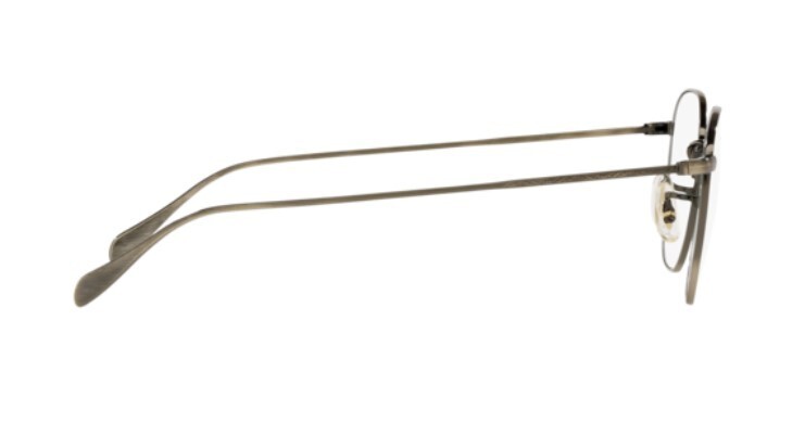 Pre-owned Oliver Peoples 0ov1305 Clyne 5284 Antique Gold/gold Square Unisex Eyeglasses In Clear