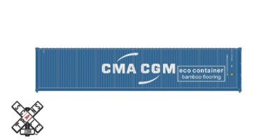 SCALETRAINS OPERATOR HO CIMC 40' Modern Angled Container CMA/CGM - Set of 3