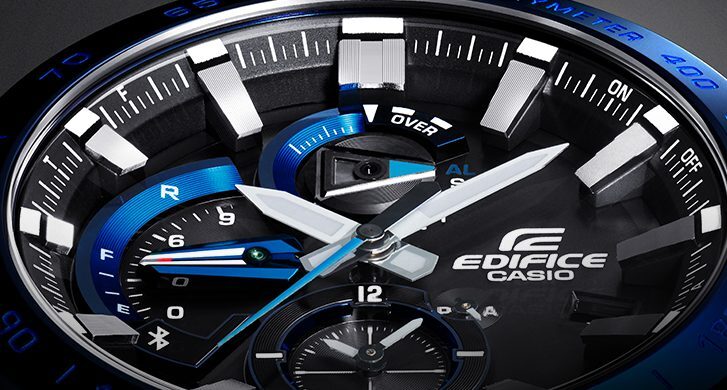 Pre-owned Casio Edifice Eqb-800db-1ajf Race Lap Chronograph Bluetooth Solar Watch 49.2mm