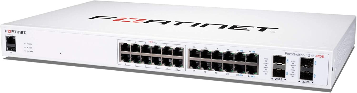 a63 Fortinet FortiSwitch 124F POE 新品未使用 Fortinet FortiSwitch FS-124F-POE FortiGate Managed Switch