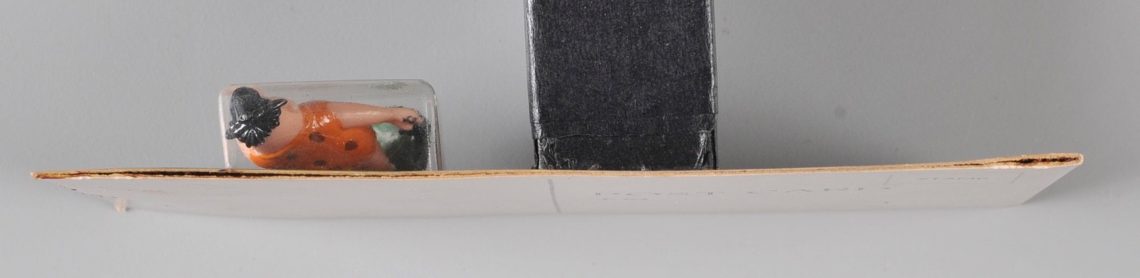 1961 Marx TV Tinykins Postcard Figure Flintstones Fred Rare