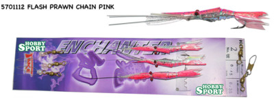 LENZA PICCOLA TRAINA 3 FLASH PRAWN CHAIN  AMO 2 FILO 0,45 ENCHANTER TAKE 5701112