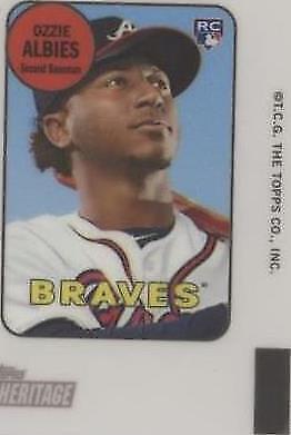 2018 Topps Heritage High Number - Ozzie Albies #69TD-OA