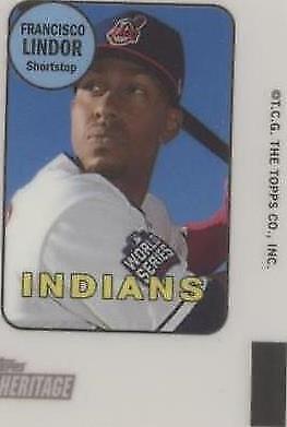 2018 Topps Heritage High Number - Francisco Lindor #69TD-FL