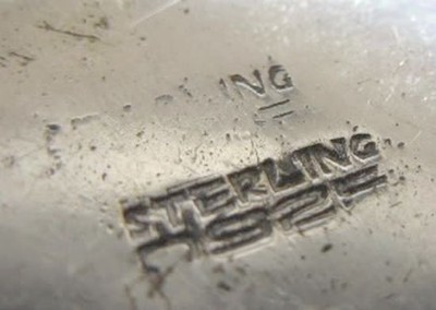 Estate Sterling Silver 925 Black NIELLO Man Resting on Donkey Pin Pendant