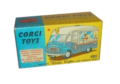 Corgi toys boîte box repro 428 smith mister softee ice cream van