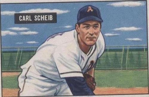 1951 Bowman - Carl Scheib #83