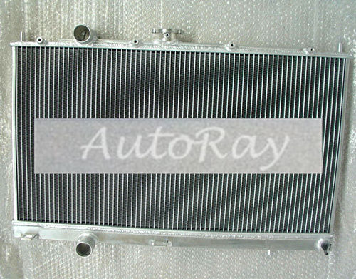 Aluminum Radiator for Mitsubishi Lancer EVO 4 5 6 IV V VI Manual CP9A/CN9A 96-01