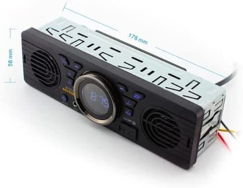Unifizz 12V Car Stereo Radio with Bluetooth Host Speaker MP3 Music...