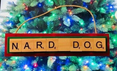 Nard Dog Office Andy Bernard Christmas Ornament Scrabble