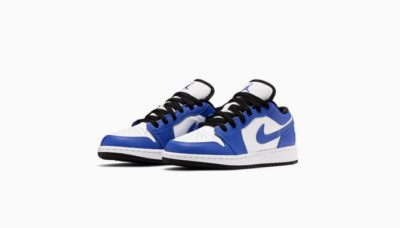 Air Jordan 1 Low Game Royal Blue White 553558 553560-124 GS Men 4Y-8.5 NEW