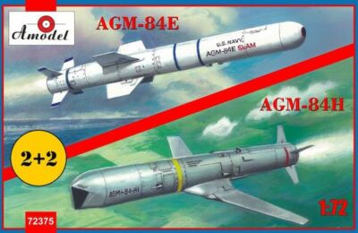 1/72 AGM-84E & AGM-84H (2x each) US Missile - New Amodel