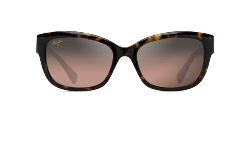 Pre-owned Maui Jim Plumeria Mjrs768 10 (plumeria) Brown Tortoise Sunglasses In Pink