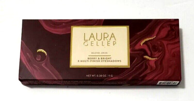 Laura Geller BLEND AWAY Berry & Bright Baked Multi-Finish Eyeshadows Palette NEW