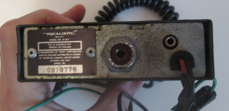 Realistic 40 Channel Way 2-Way CB Radio TRC-477 with Microphone