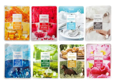 Deoproce Color Synergy Sheet Hydrating, Smoothing Mask (pack of 5*, 20g/each)