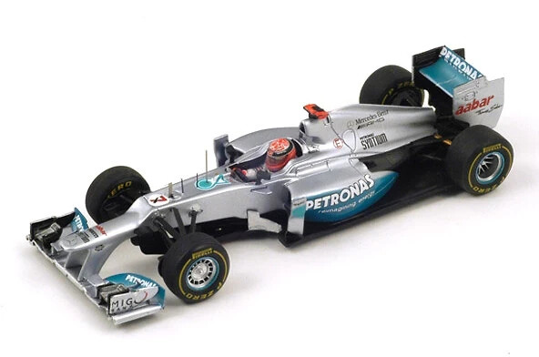 新しいスタイル Monaco GP W03 Mercedes No. Spark 2012, Schumacher Michael 7 ミニカー