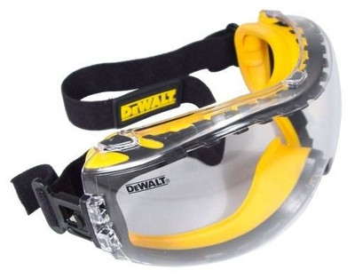 DEWALT DPG82-11C Concealer Clear Anti-Fog Dual Mold Safety G