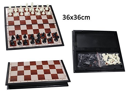 Scacchiera Magnetica Da Viaggio Per Auto Treno Aereo Scacchi Magnetici 36x36 dfh