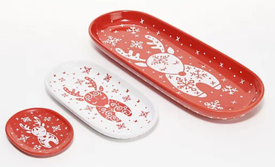 Temp-tations Seasonal Set of 3 Sort and Stack Trays H230108