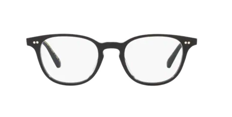 Pre-owned Oliver Peoples 0ov5481u Sadao 1731 Black Pillow Unisex Eyeglasses In Clear
