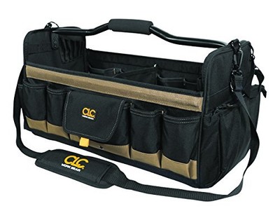 Clc Work Gear 1579 20 Inch Open Top Soft Sided Tool Box 27 Pockets