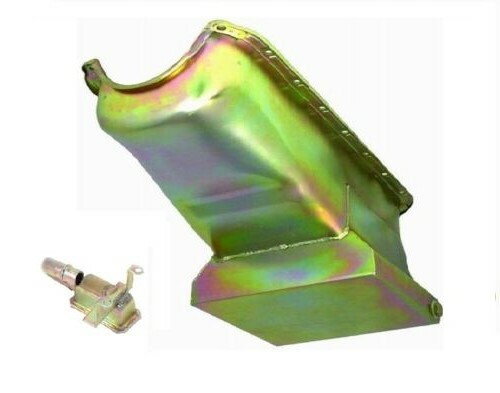 Pan Drag Race Racing Deep 283 305 350 400 V8 Sbc 7qt Zinc
