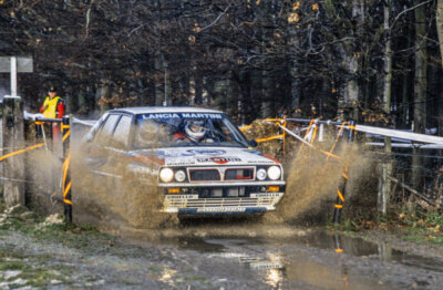 Mikael Ericsson Claes Bilstam, Lancia Delta WRC Rally 1988 Racing Old Photo 3