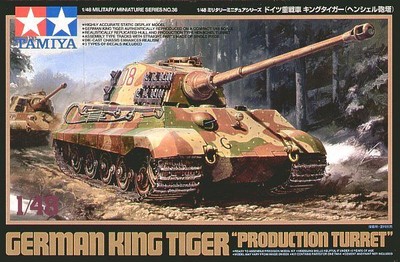 Tamiya 32536 1/48 WWII Allemand King Tigre Production Tourelle Neuf