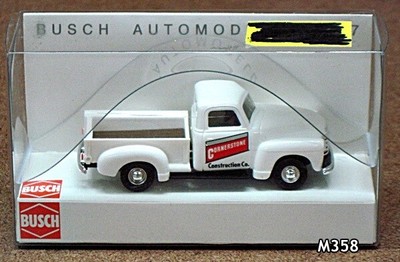 1950 CHEVY 1/2 TON P/U TRUCK  * FACTORY DECORATED * CORNERSTONE *  Busch - M358