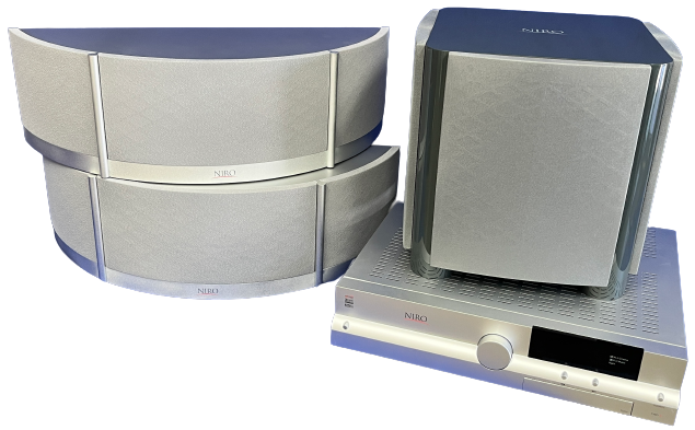 Niro/Nakamichi Two 6.1, Home Theater Syst-Receiver-LCR Frt/B