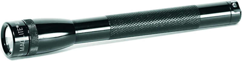 Black Maglite Mini Flashlight Compact Durable Waterproof Adjus...