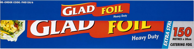 Heavy Duty Aluminium Foil, 150 Metre Extra Strength Aluminum Foil, 150M X 30Cm,